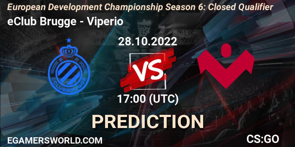 eClub Brugge - Viperio: Maç tahminleri. 28.10.22, CS2 (CS:GO), European Development Championship Season 6: Closed Qualifier