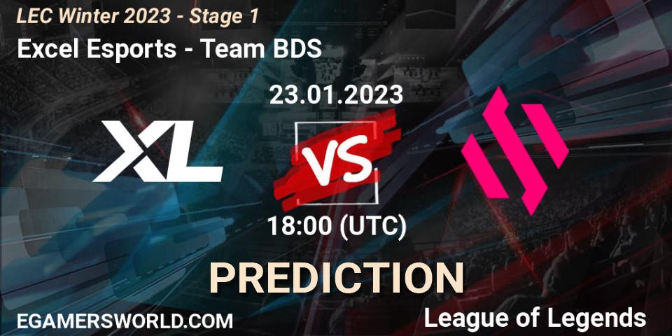 Excel Esports - Team BDS: Maç tahminleri. 23.01.23, LoL, LEC Winter 2023 - Stage 1