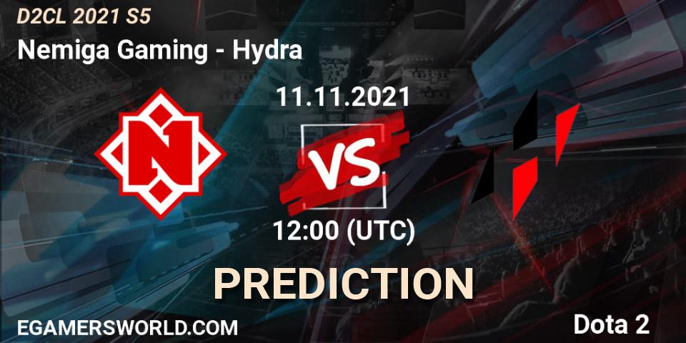 Nemiga Gaming - Hydra: Maç tahminleri. 11.11.2021 at 12:07, Dota 2, Dota 2 Champions League 2021 Season 5