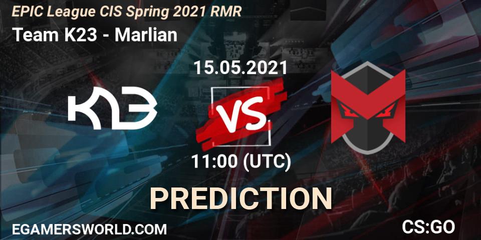 Team K23 - Marlian: Maç tahminleri. 15.05.2021 at 11:00, Counter-Strike (CS2), EPIC League CIS Spring 2021 RMR