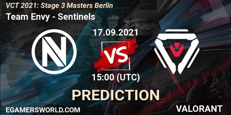 Team Envy - Sentinels: Maç tahminleri. 17.09.2021 at 20:30, VALORANT, VCT 2021: Stage 3 Masters Berlin