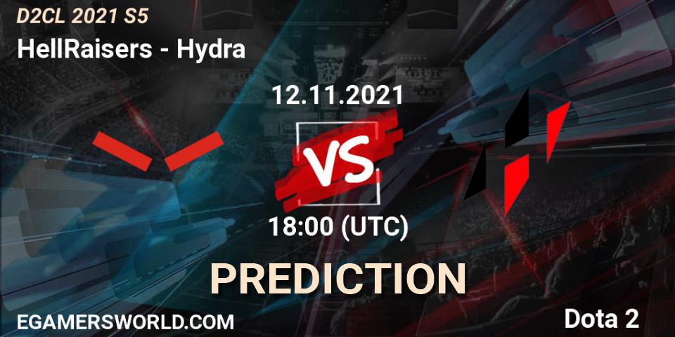 HellRaisers - Hydra: Maç tahminleri. 12.11.21, Dota 2, Dota 2 Champions League 2021 Season 5
