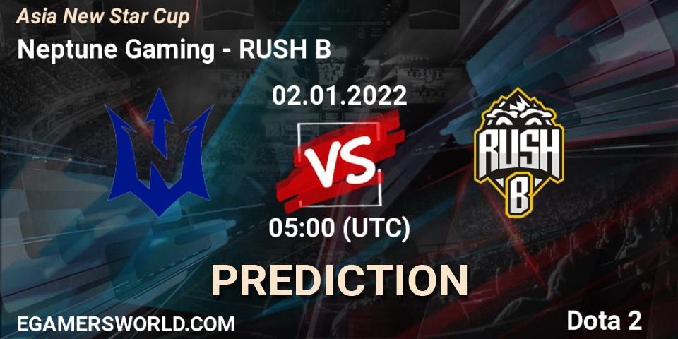 Neptune Gaming - RUSH B: Maç tahminleri. 02.01.2022 at 05:07, Dota 2, Asia New Star Cup