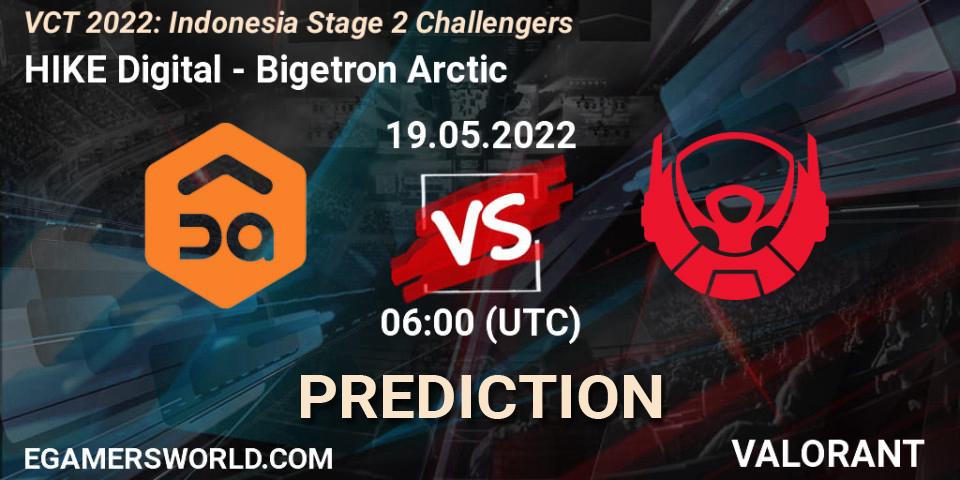 HIKE Digital - Bigetron Arctic: Maç tahminleri. 19.05.2022 at 06:00, VALORANT, VCT 2022: Indonesia Stage 2 Challengers