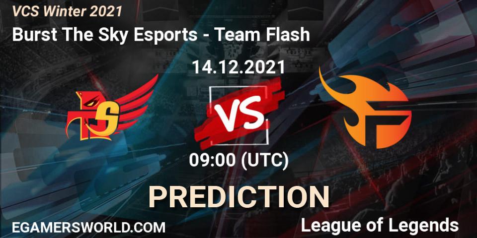 Burst The Sky Esports - Team Flash: Maç tahminleri. 14.12.2021 at 09:00, LoL, VCS Winter 2021