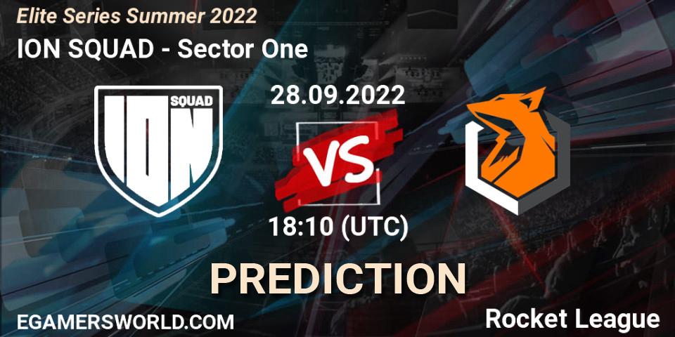 ION SQUAD - Sector One: Maç tahminleri. 28.09.22, Rocket League, Elite Series Summer 2022