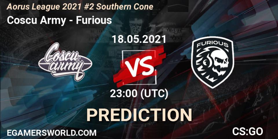 Coscu Army - Furious: Maç tahminleri. 18.05.2021 at 23:00, Counter-Strike (CS2), Aorus League 2021 #2 Southern Cone