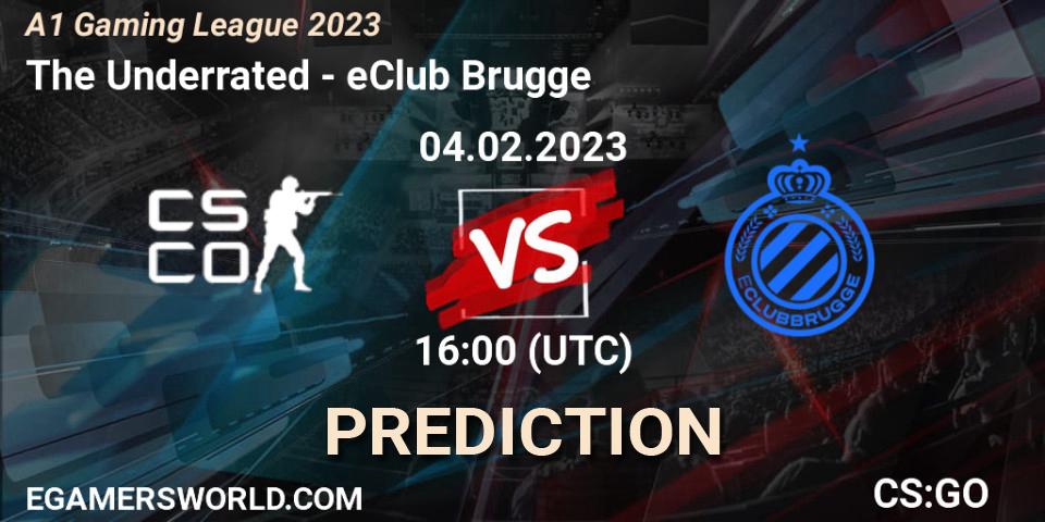 The Underrated - eClub Brugge: Maç tahminleri. 04.02.23, CS2 (CS:GO), A1 Gaming League 2023