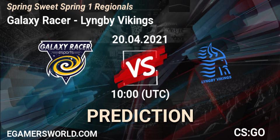 Galaxy Racer - Lyngby Vikings: Maç tahminleri. 20.04.2021 at 10:00, Counter-Strike (CS2), Spring Sweet Spring 1 Regionals