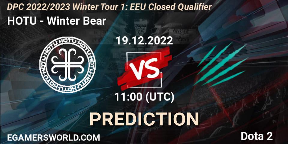 HOTU - Winter Bear: Maç tahminleri. 19.12.2022 at 10:09, Dota 2, DPC 2022/2023 Winter Tour 1: EEU Closed Qualifier