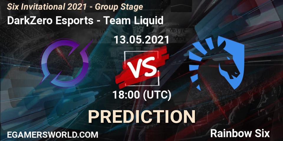 DarkZero Esports - Team Liquid: Maç tahminleri. 13.05.2021 at 18:00, Rainbow Six, Six Invitational 2021 - Group Stage