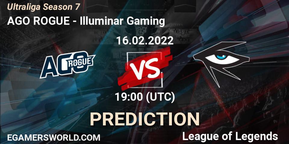 AGO ROGUE - Illuminar Gaming: Maç tahminleri. 09.03.2022 at 19:20, LoL, Ultraliga Season 7