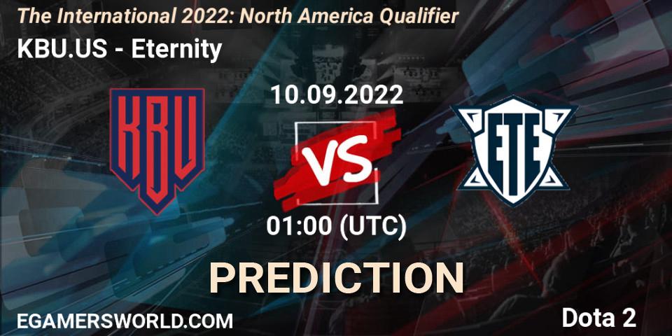 KBU.US - Eternity: Maç tahminleri. 09.09.2022 at 22:12, Dota 2, The International 2022: North America Qualifier