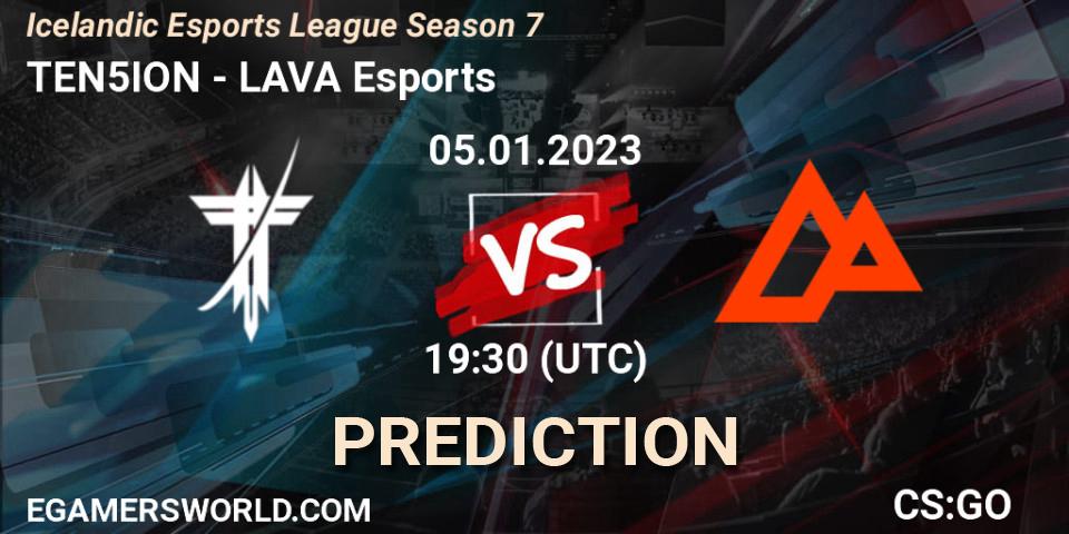 TEN5ION - LAVA Esports: Maç tahminleri. 05.01.2023 at 19:30, Counter-Strike (CS2), Icelandic Esports League Season 7
