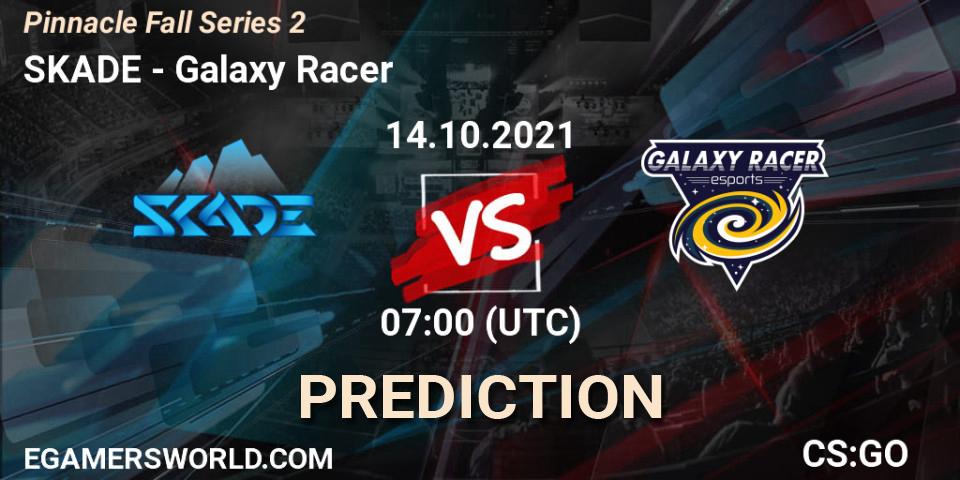 SKADE - Galaxy Racer: Maç tahminleri. 14.10.2021 at 07:00, Counter-Strike (CS2), Pinnacle Fall Series #2