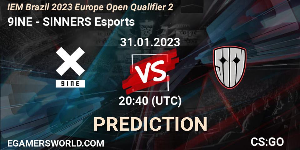 9INE - SINNERS Esports: Maç tahminleri. 31.01.2023 at 20:45, Counter-Strike (CS2), IEM Brazil Rio 2023 Europe Open Qualifier 2