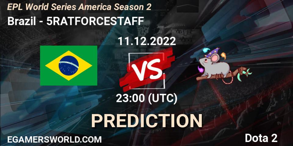 Brazil - 5RATFORCESTAFF: Maç tahminleri. 12.12.22, Dota 2, EPL World Series America Season 2