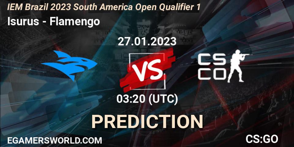 Isurus - Flamengo: Maç tahminleri. 27.01.23, CS2 (CS:GO), IEM Brazil Rio 2023 South America Open Qualifier 1