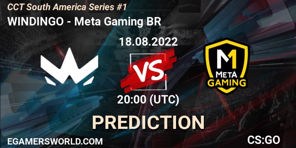 WINDINGO - Meta Gaming BR: Maç tahminleri. 18.08.2022 at 21:30, Counter-Strike (CS2), CCT South America Series #1