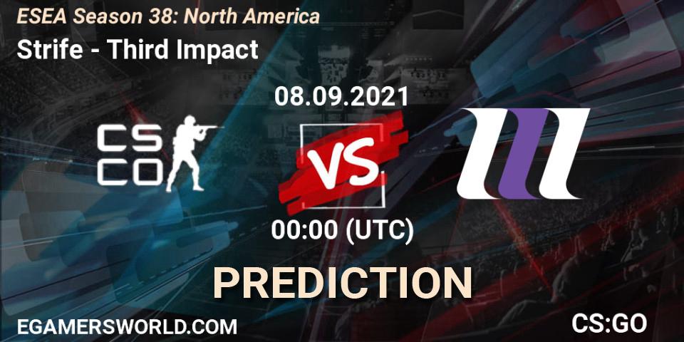 RBG - Third Impact: Maç tahminleri. 28.09.2021 at 00:00, Counter-Strike (CS2), ESEA Season 38: North America 