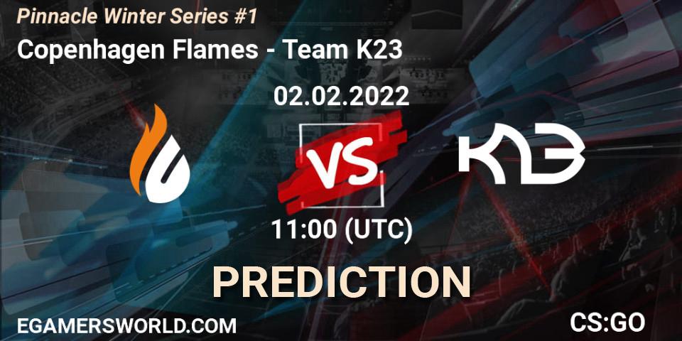 Copenhagen Flames - Team K23: Maç tahminleri. 02.02.2022 at 11:00, Counter-Strike (CS2), Pinnacle Winter Series #1