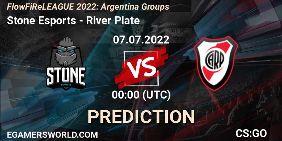 Stone Esports - River Plate: Maç tahminleri. 06.07.2022 at 23:40, Counter-Strike (CS2), FlowFiReLEAGUE 2022: Argentina Groups