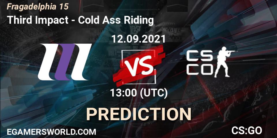 Third Impact - Cold Ass Riding: Maç tahminleri. 12.09.2021 at 16:30, Counter-Strike (CS2), Fragadelphia 15