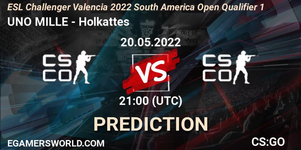 UNO MILLE - Holkattes: Maç tahminleri. 20.05.2022 at 21:00, Counter-Strike (CS2), ESL Challenger Valencia 2022 South America Open Qualifier 1