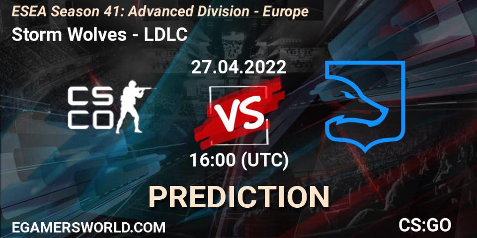 Storm Wolves - LDLC: Maç tahminleri. 27.04.2022 at 16:00, Counter-Strike (CS2), ESEA Season 41: Advanced Division - Europe