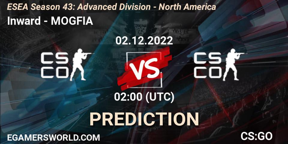 Inward - MOGFIA: Maç tahminleri. 02.12.22, CS2 (CS:GO), ESEA Season 43: Advanced Division - North America