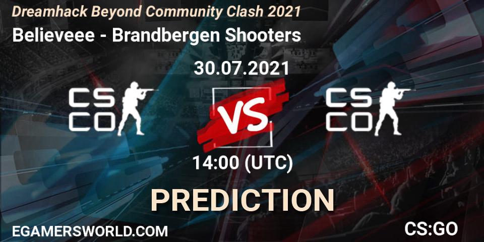 BELIEVE - Brandbergen Shooters: Maç tahminleri. 30.07.2021 at 14:05, Counter-Strike (CS2), DreamHack Beyond Community Clash