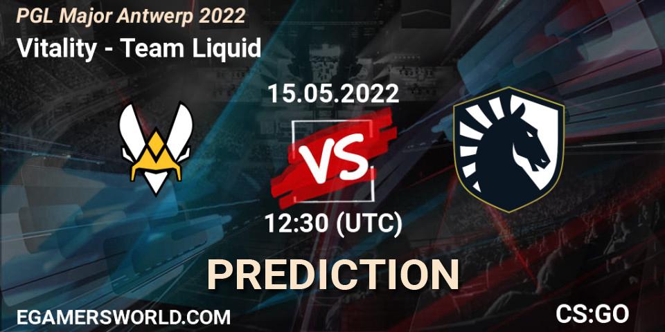 Vitality - Team Liquid: Maç tahminleri. 15.05.2022 at 12:35, Counter-Strike (CS2), PGL Major Antwerp 2022