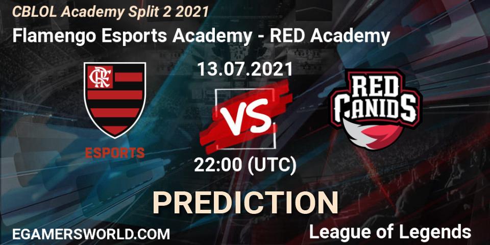 Flamengo Esports Academy - RED Academy: Maç tahminleri. 13.07.2021 at 22:15, LoL, CBLOL Academy Split 2 2021