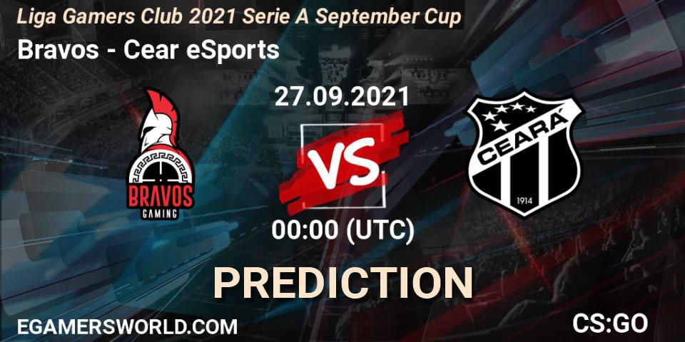 Bravos - Ceará eSports: Maç tahminleri. 27.09.2021 at 00:00, Counter-Strike (CS2), Liga Gamers Club 2021 Serie A September Cup