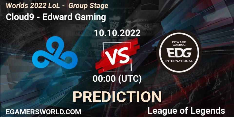 Cloud9 - Edward Gaming: Maç tahminleri. 13.10.22, LoL, Worlds 2022 LoL - Group Stage