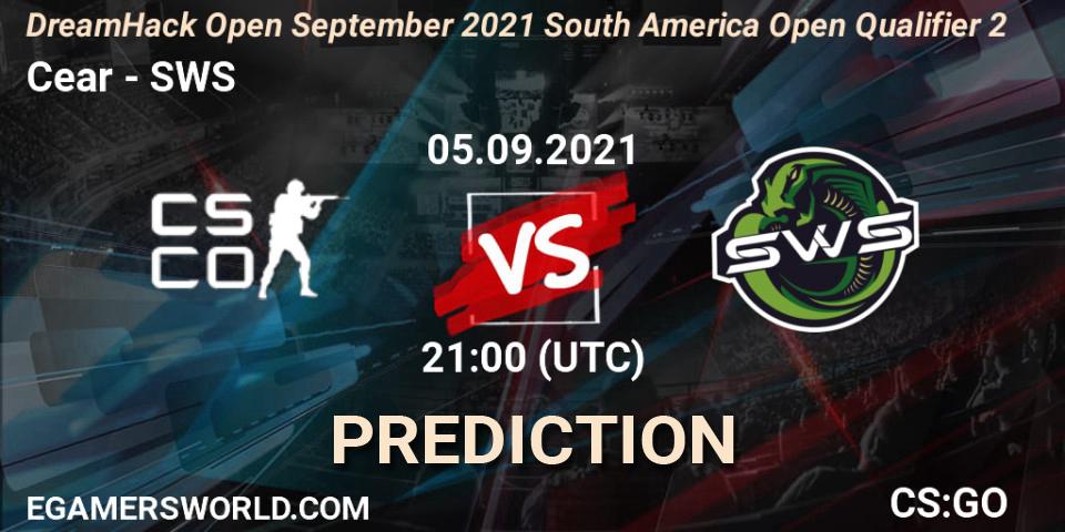 Ceará eSports - SWS: Maç tahminleri. 05.09.2021 at 21:10, Counter-Strike (CS2), DreamHack Open September 2021 South America Open Qualifier 2