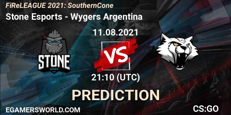 Stone Esports - Wygers Argentina: Maç tahminleri. 12.08.2021 at 21:10, Counter-Strike (CS2), FiReLEAGUE 2021: Southern Cone