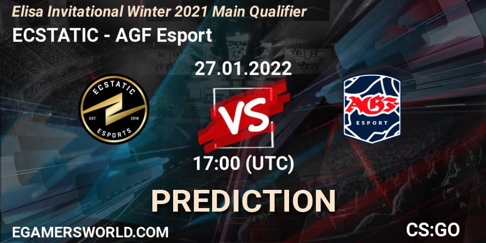 ECSTATIC - AGF Esport: Maç tahminleri. 27.01.2022 at 17:00, Counter-Strike (CS2), Elisa Invitational Winter 2021 Main Qualifier