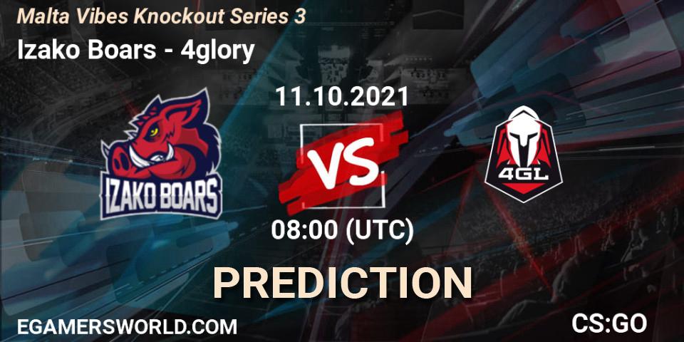 Izako Boars - 4glory: Maç tahminleri. 11.10.2021 at 08:00, Counter-Strike (CS2), Malta Vibes Knockout Series 3