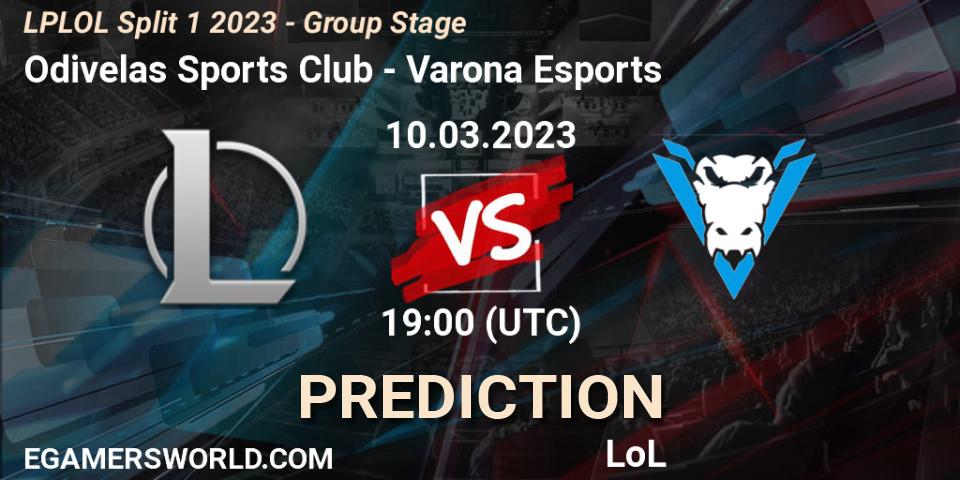 Odivelas Sports Club - Varona Esports: Maç tahminleri. 10.03.2023 at 19:00, LoL, LPLOL Split 1 2023 - Group Stage