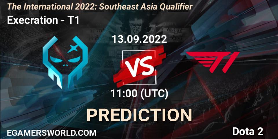 Execration - T1: Maç tahminleri. 13.09.22, Dota 2, The International 2022: Southeast Asia Qualifier
