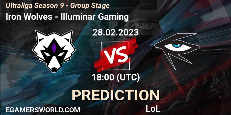 Iron Wolves - Illuminar Gaming: Maç tahminleri. 28.02.23, LoL, Ultraliga Season 9 - Group Stage