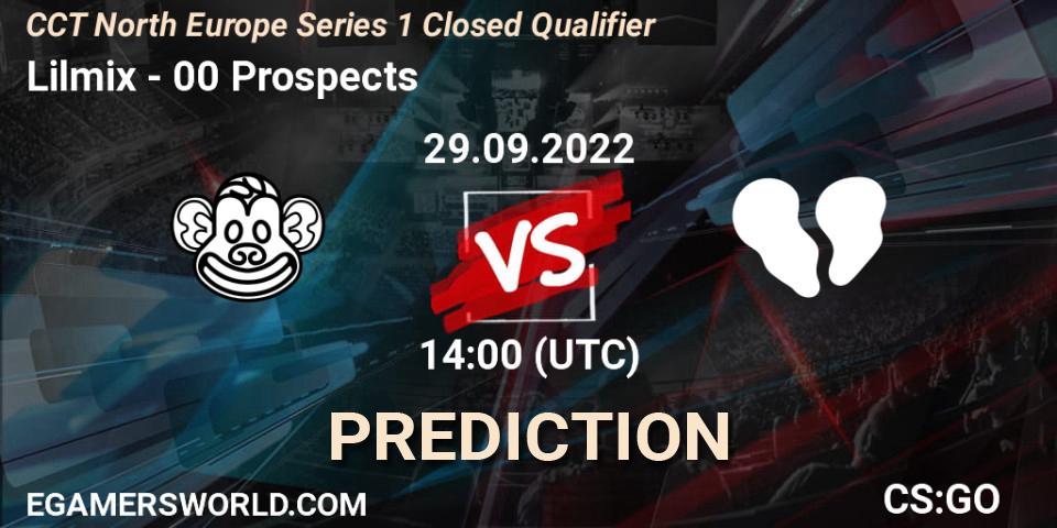 Lilmix - 00 Prospects: Maç tahminleri. 29.09.22, CS2 (CS:GO), CCT North Europe Series 1 Closed Qualifier