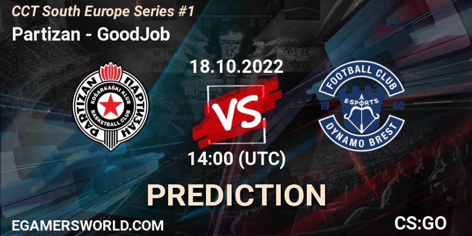 Partizan - GoodJob: Maç tahminleri. 18.10.22, CS2 (CS:GO), CCT South Europe Series #1