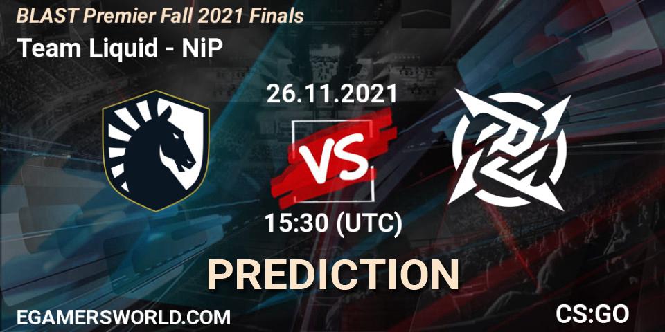 Team Liquid - NiP: Maç tahminleri. 26.11.21, CS2 (CS:GO), BLAST Premier Fall 2021 Finals