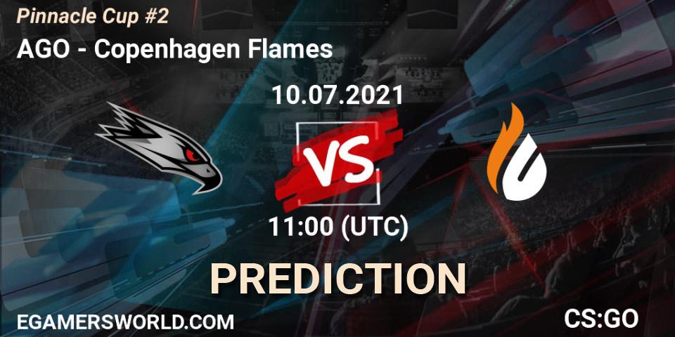 AGO - Copenhagen Flames: Maç tahminleri. 10.07.2021 at 11:00, Counter-Strike (CS2), Pinnacle Cup #2