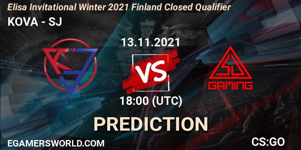 KOVA - SJ: Maç tahminleri. 13.11.21, CS2 (CS:GO), Elisa Invitational Winter 2021 Finland Closed Qualifier