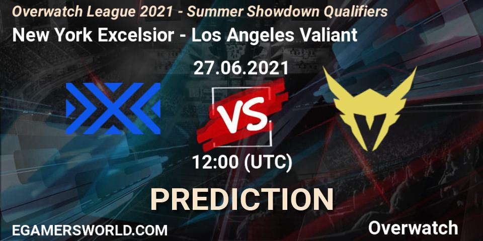 New York Excelsior - Los Angeles Valiant: Maç tahminleri. 27.06.2021 at 12:00, Overwatch, Overwatch League 2021 - Summer Showdown Qualifiers