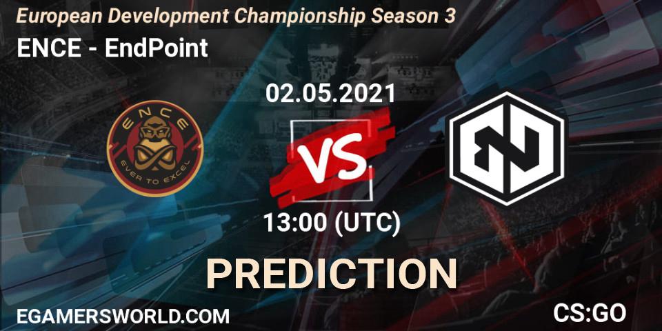 ENCE - EndPoint: Maç tahminleri. 02.05.21, CS2 (CS:GO), European Development Championship Season 3