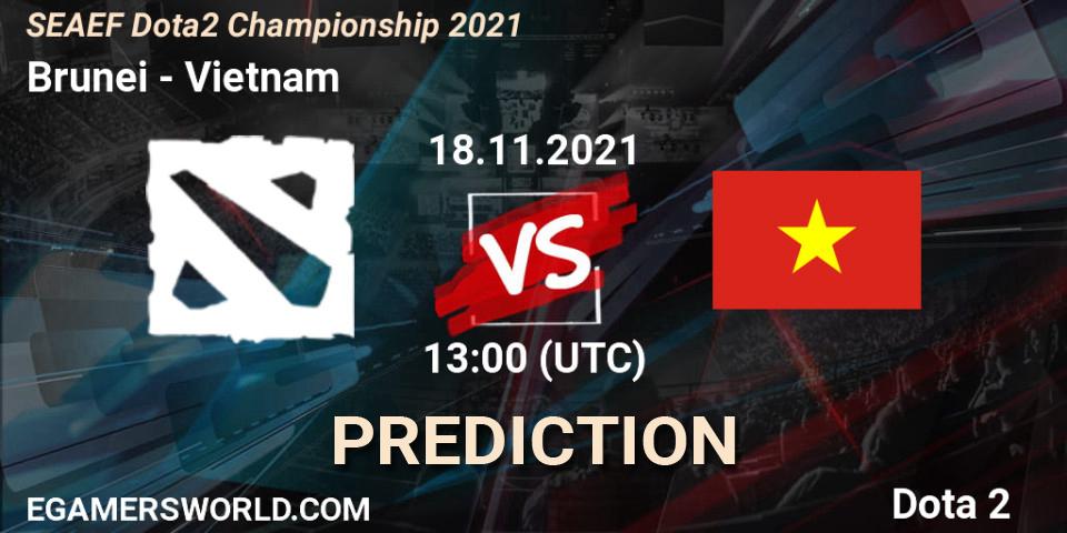 Brunei - Vietnam: Maç tahminleri. 18.11.2021 at 13:03, Dota 2, SEAEF Dota2 Championship 2021